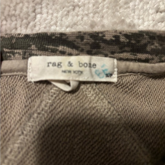Rag & Bone City Sweatshirt in Army Multi | XS - Picture 5 of 6